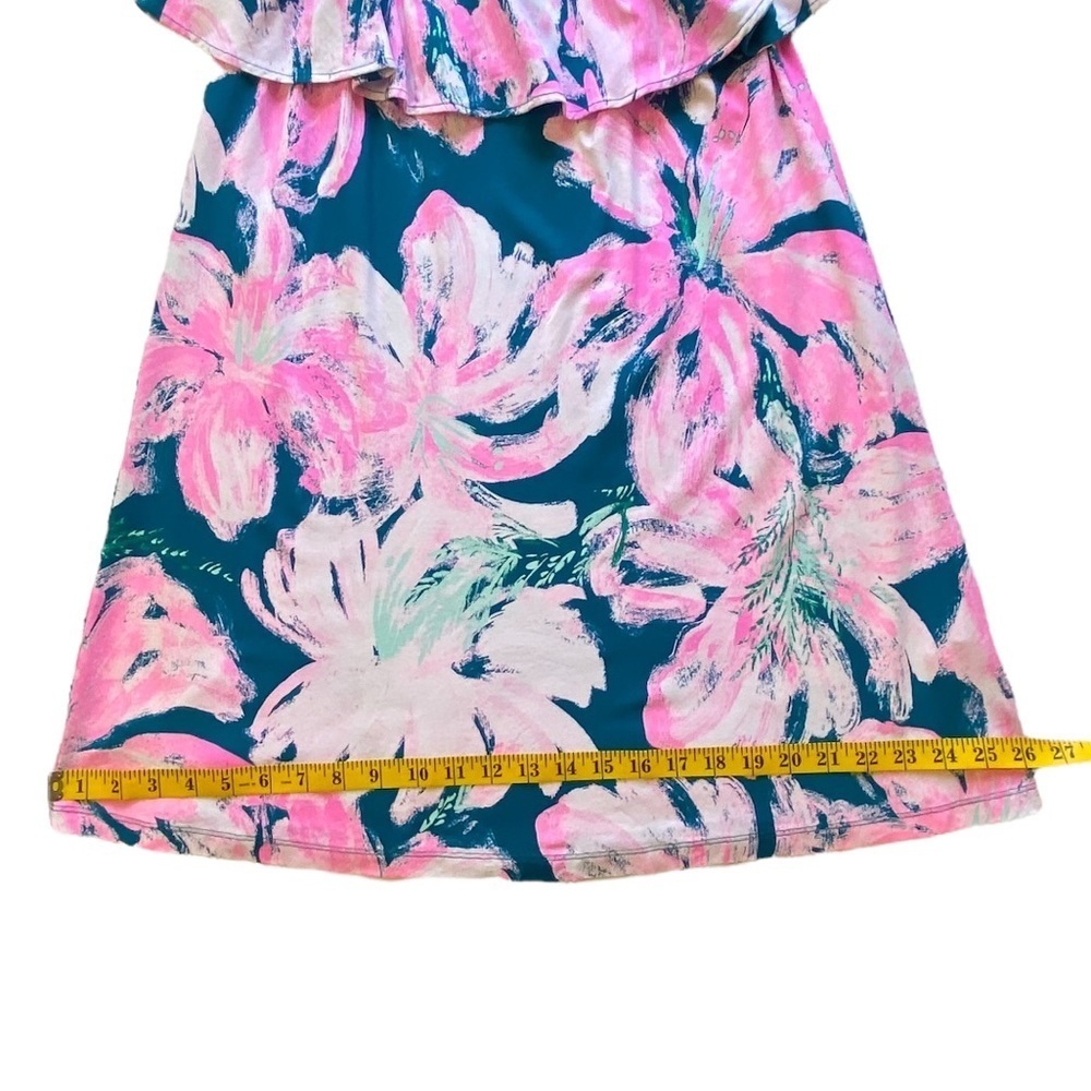 LILLY Pulitzer Bundle of 2 Dresses: Annastasha Floral & Green Beckett Dr… - Picture 6 of 17